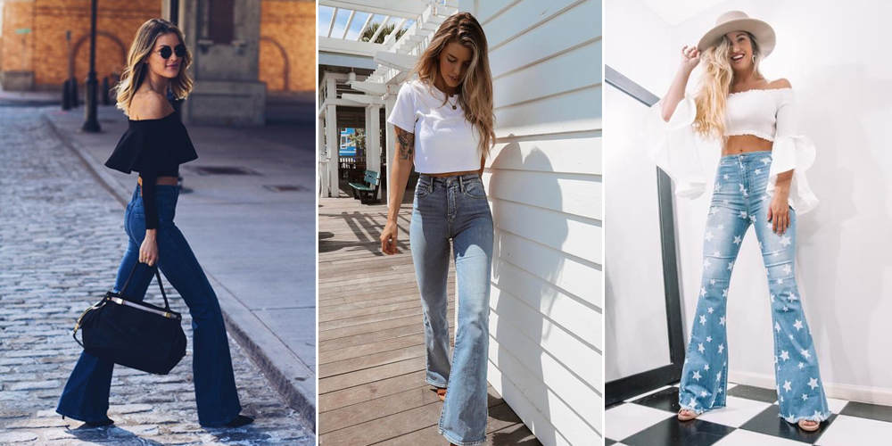 Quần ống loe mặc với áo gì hợp? Áo croptop