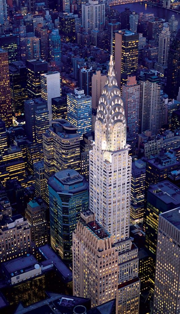 Tòa nhà Chrysler huyền thoại là một trong những công trình kiến trúc mang phong cách Art Deco tiêu biểu 