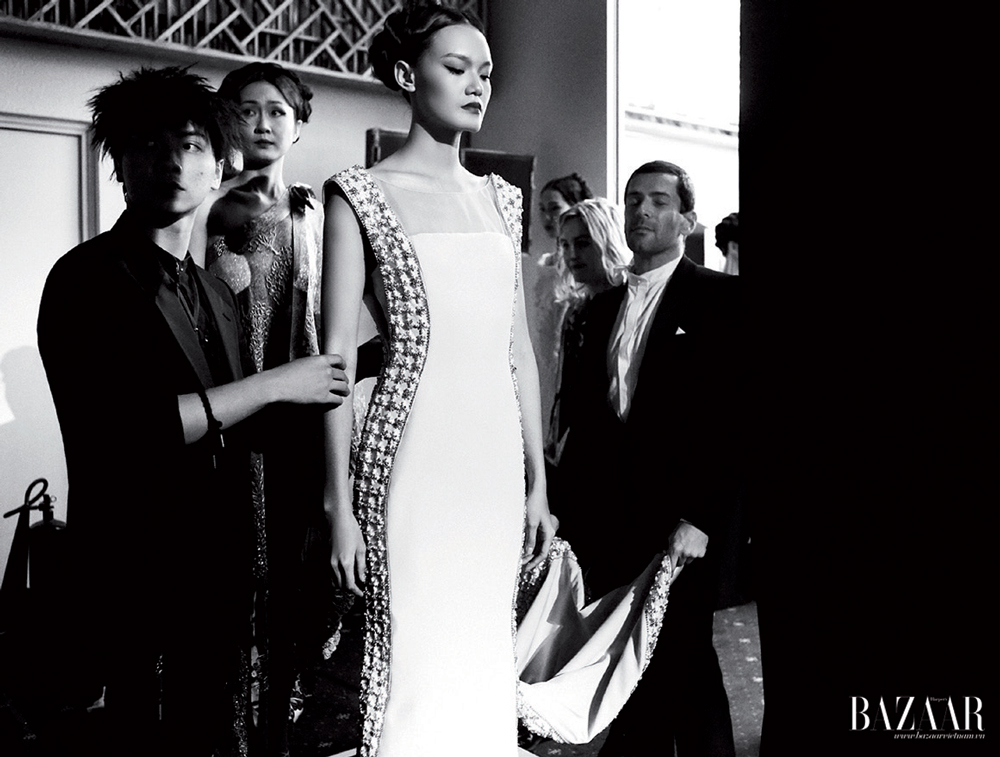 Alexis Mabille trong hậu trường Lynk Fashion Show. Ảnh: Kim Bánh Trôi Nước