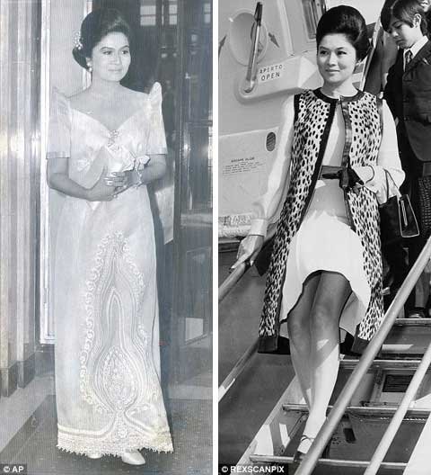 Imelda Marcos là khách hàng thân thiết của những hãng thời trang đắt gía nổi tiếng nhất thế giới