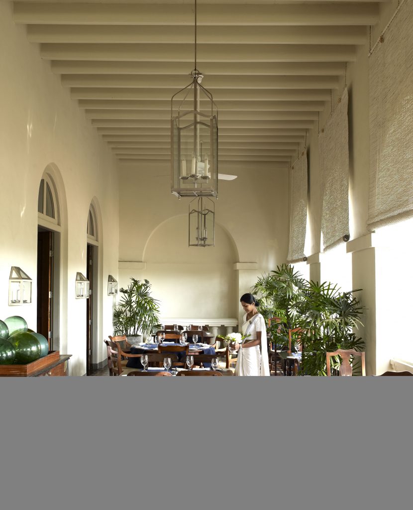 Khu nghỉ dưỡng Amangalla nằm trong khuôn viên bán đảo Galle, Sri Lanka được nhắc đến như một pháo đài 400 tuổi. Nơi đây được UNESCO công nhận là di sản văn hóa thế giới