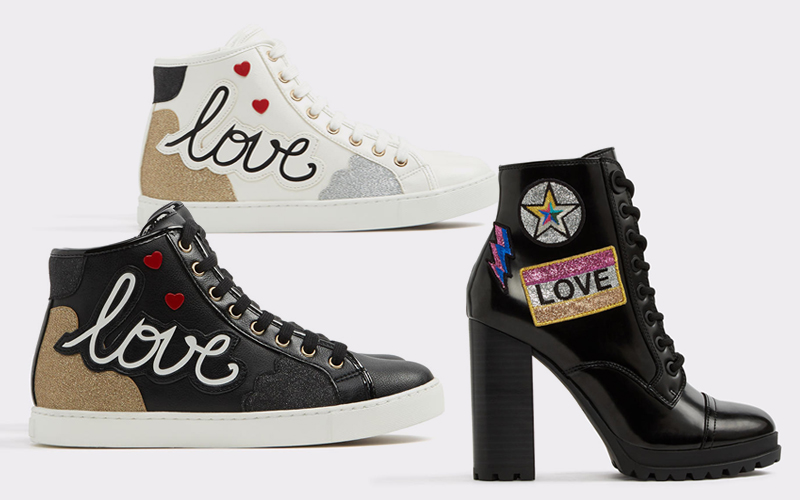 Giày sneaker và bốt thắt dây cá tính thuộc dòng sản phẩm Love Match bo suu tap phu kien Thu Dong 2017 cua Aldo hinh anh 6