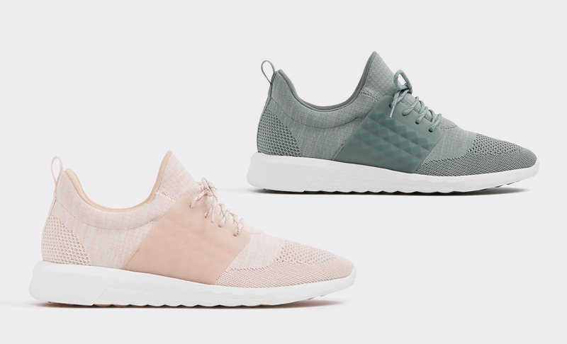 Sneaker unisex tông màu pastel nữ tính thuộc bộ sưu tập phụ kiện Thu Đông 2017 của Aldo bo suu tap phu kien Thu Dong 2017 cua Aldo hinh anh 2