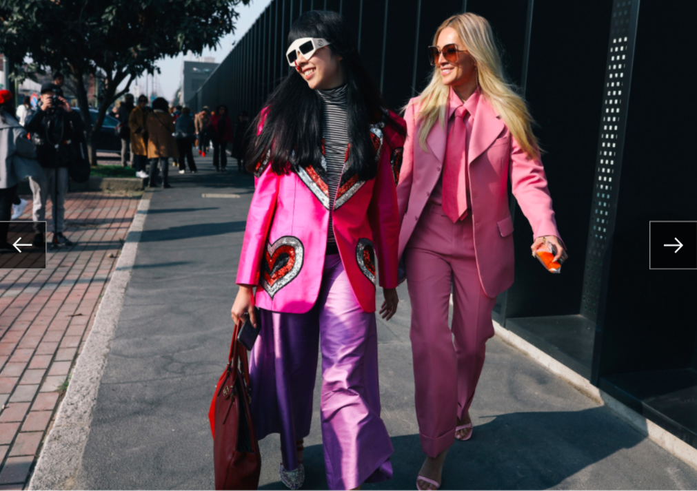 Susie Lau và Tina Leung trong trang phục Gucci