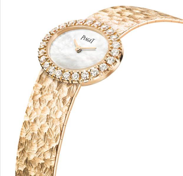 Đồng hồ Piaget Extremely Lady vòng tay bằng vàng được khắc vân gỗ dong-ho-piaget-extremely-lady-02