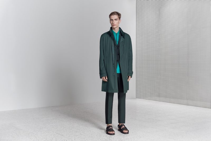 Chủ đề leo núi được thể hiện xuyên suốt trong các chi tiết của BST Hugo Boss pre fall 18 cho nam Hugo-Boss-Pre-Fall-10