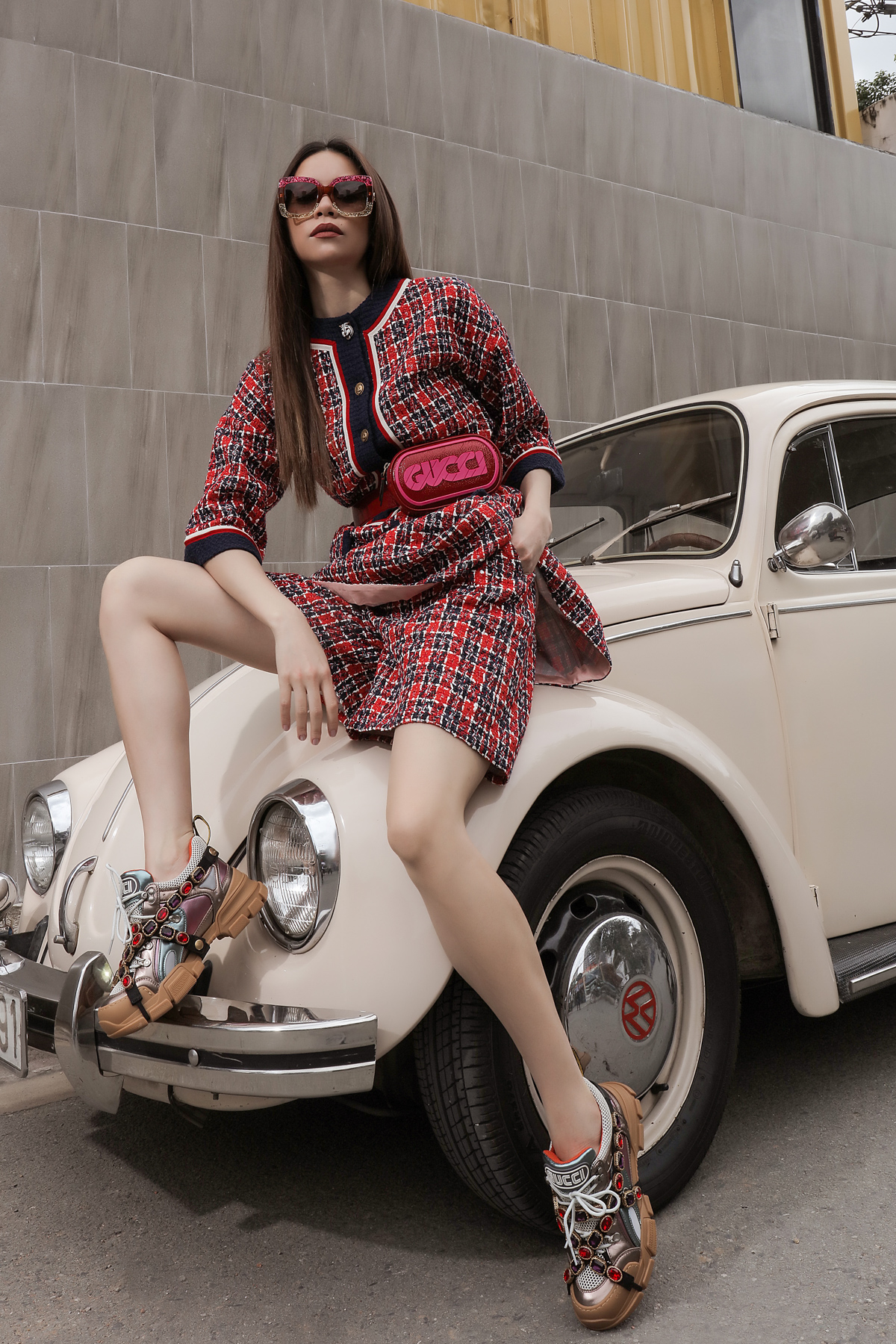 Hồ Ngọc Hà diện sneaker Flashtrek của Gucci tạo phong cách cá tính sneaker-flashtrek-00