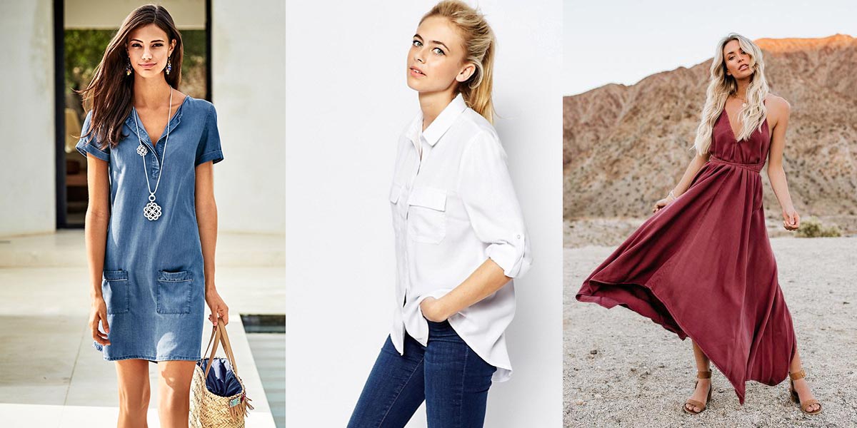 Chất liệu Tencel là gì: Vải Tencel được ưa chuộng cho các thiết kế có form rộng.