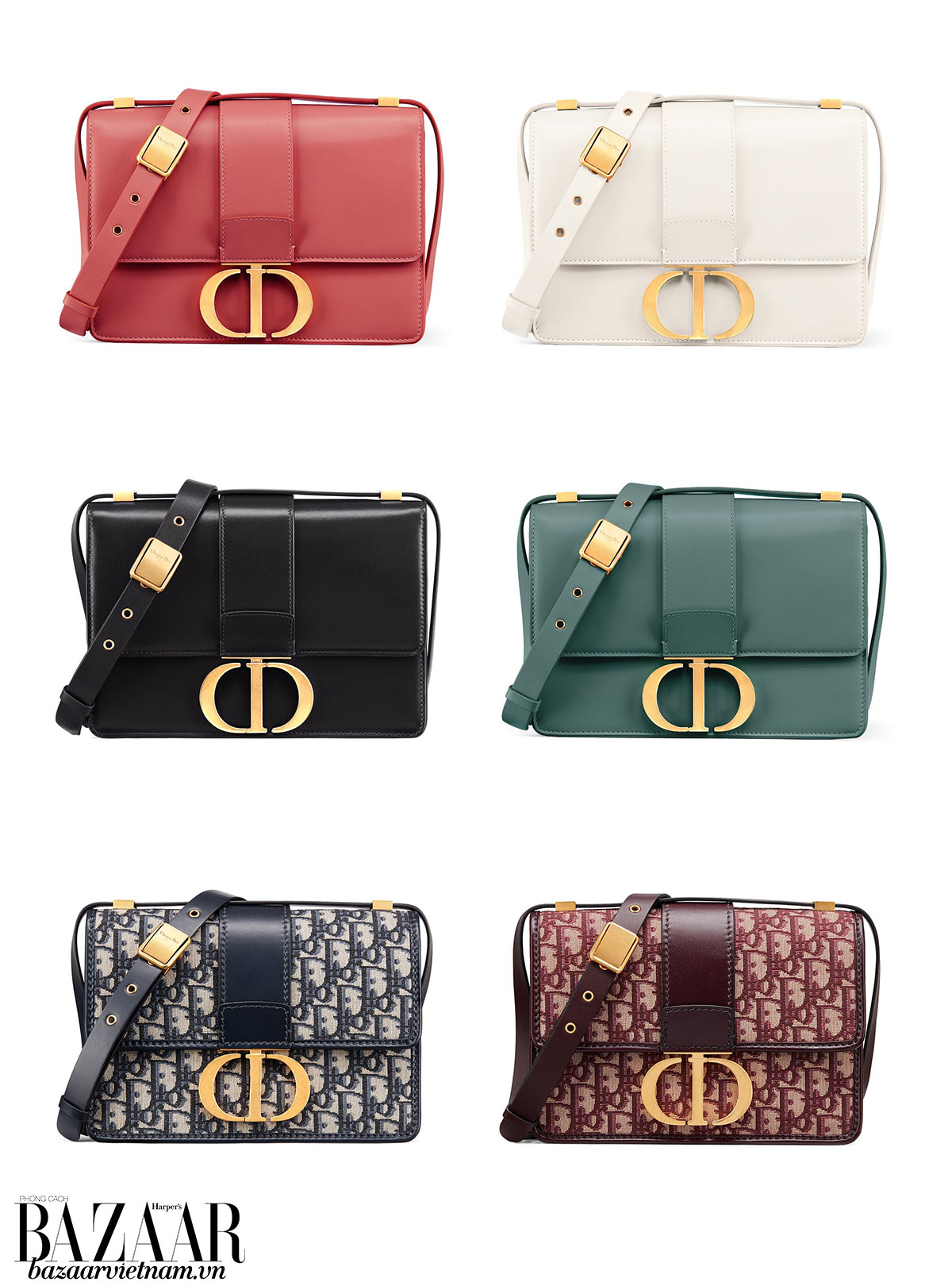 Màu sắc trang nhã của dòng túi xách Dior 30 Montaigne