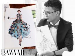 ERIS PHAT TRAN – CHÀNG TRAI VIỆT VẼ MINH HỌA THỜI TRANG CHO DIOR VÀ VERSACE