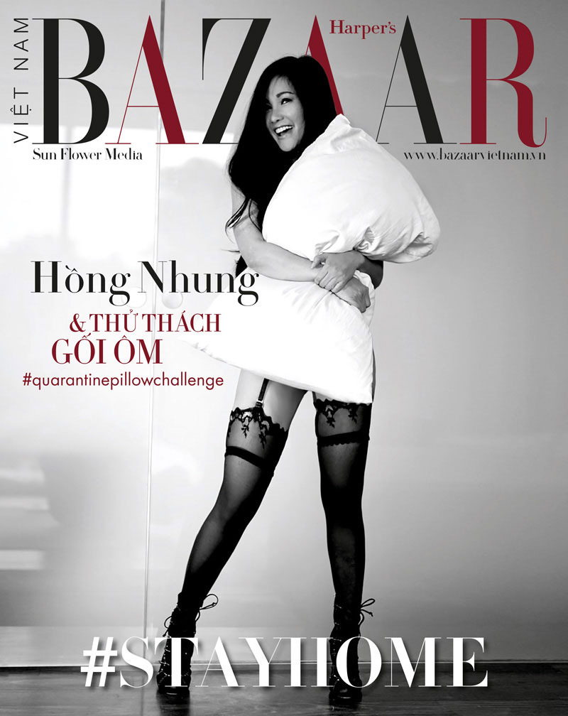 Hồng Nhung thử thách gối ôm 02