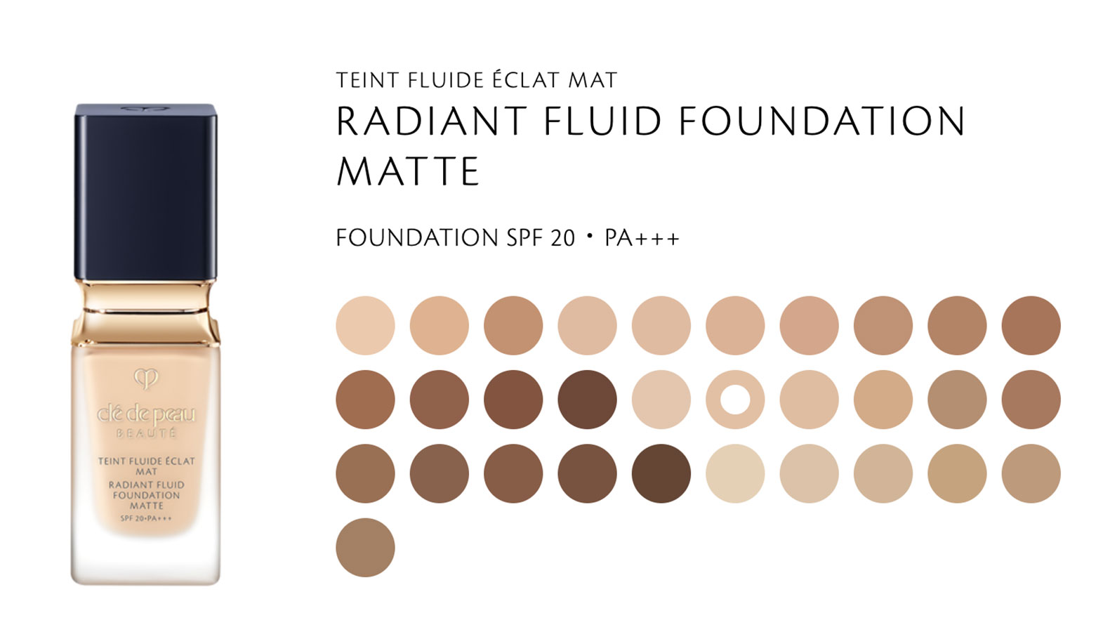 Kem nền dạng lì của Clé de Peau Beauté Radiant Fluid Foundation Matte