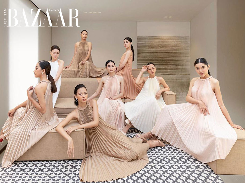 Đầm Valenciani Resort 2020 tại sự kiện Clé de Peau Beauté
