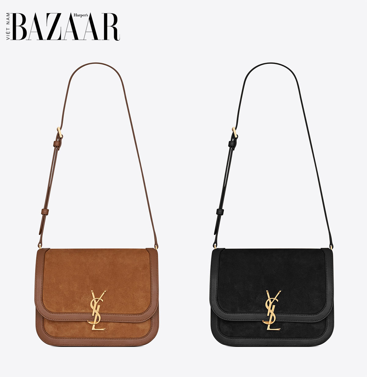 Saint Laurent Solferino medium suede