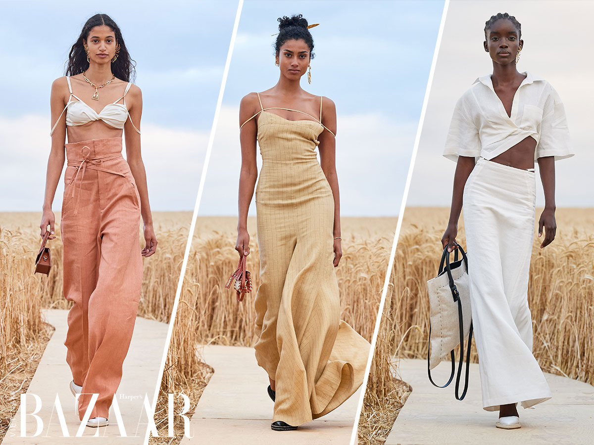 Jacquemus Xuân Hè 2021: Ma thuật trên cánh đồng vàng