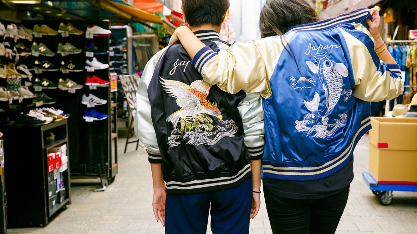 áo bomber phong cách Sukajan của Nhật