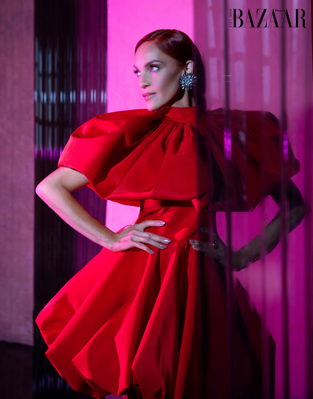 Carmit Bachar on Harper's Bazaar Vietnam digital cover