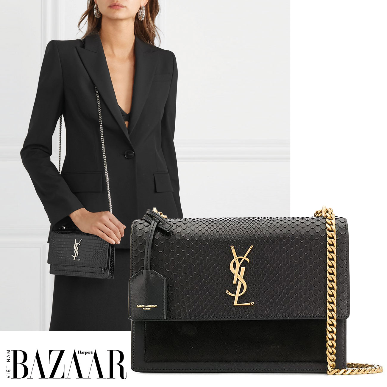 Túi xách Saint Laurent Sunset