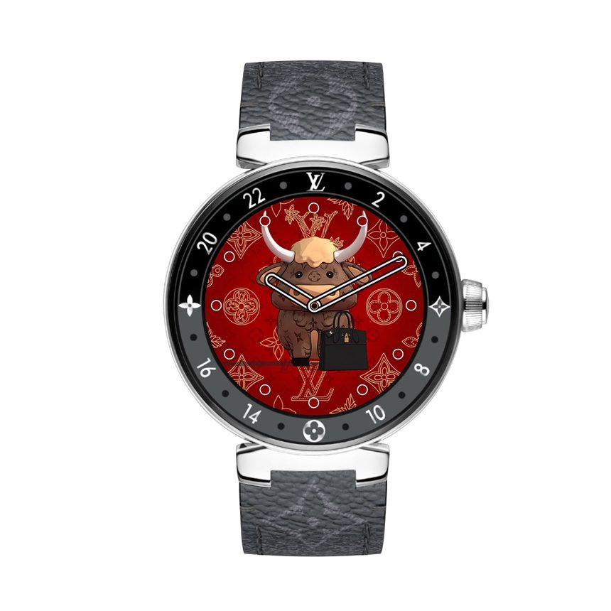 Đồng hồ Tết 2021 Louis Vuitton Chinese New Year Tambour Horizon Monogram Eclipse