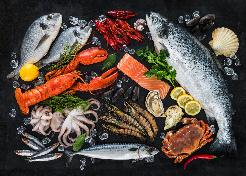 phương pháp giảm cân das diet: ăn hải sản thoải mái