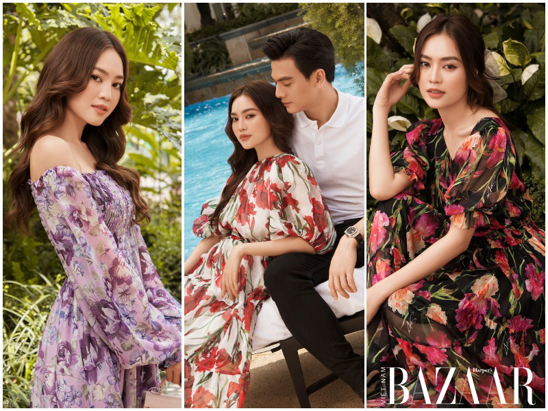 Ninh Dương Lan Ngọc diện đồ nữ tính, xuống phố cùng “phi công trẻ” Lê Xuân Tiền