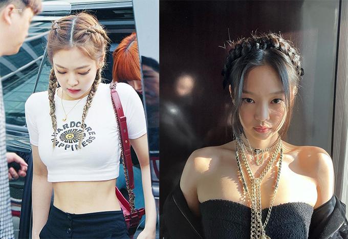 Làm tóc đơn giản với tết tóc Jennie