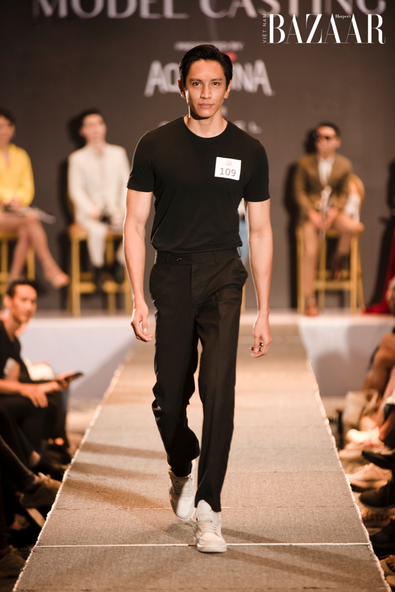 Nguyễn Bảo Sơn tại buổi casting người mẫu cho AVIFW Xuân Hè 2021