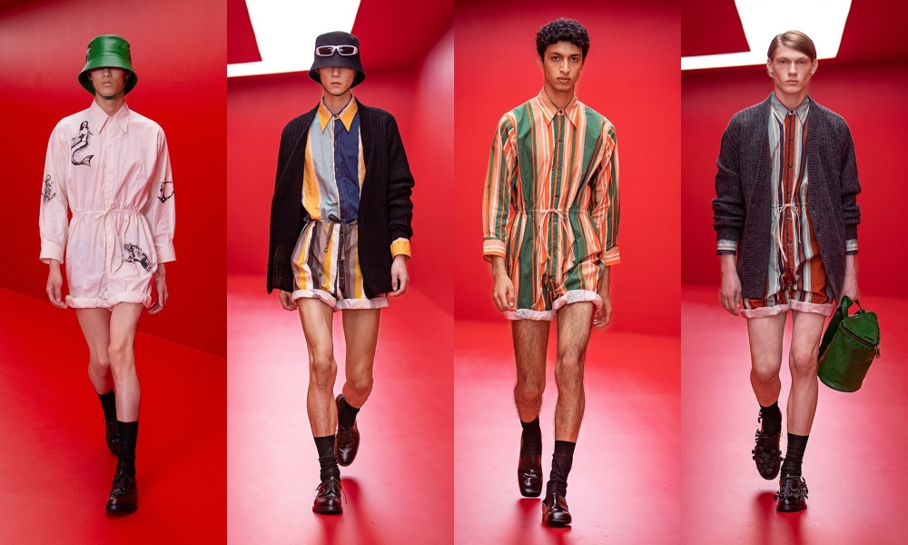 Prada Men Xuân Hè 2022: Cảm hứng từ ngày hè ấu thơ
