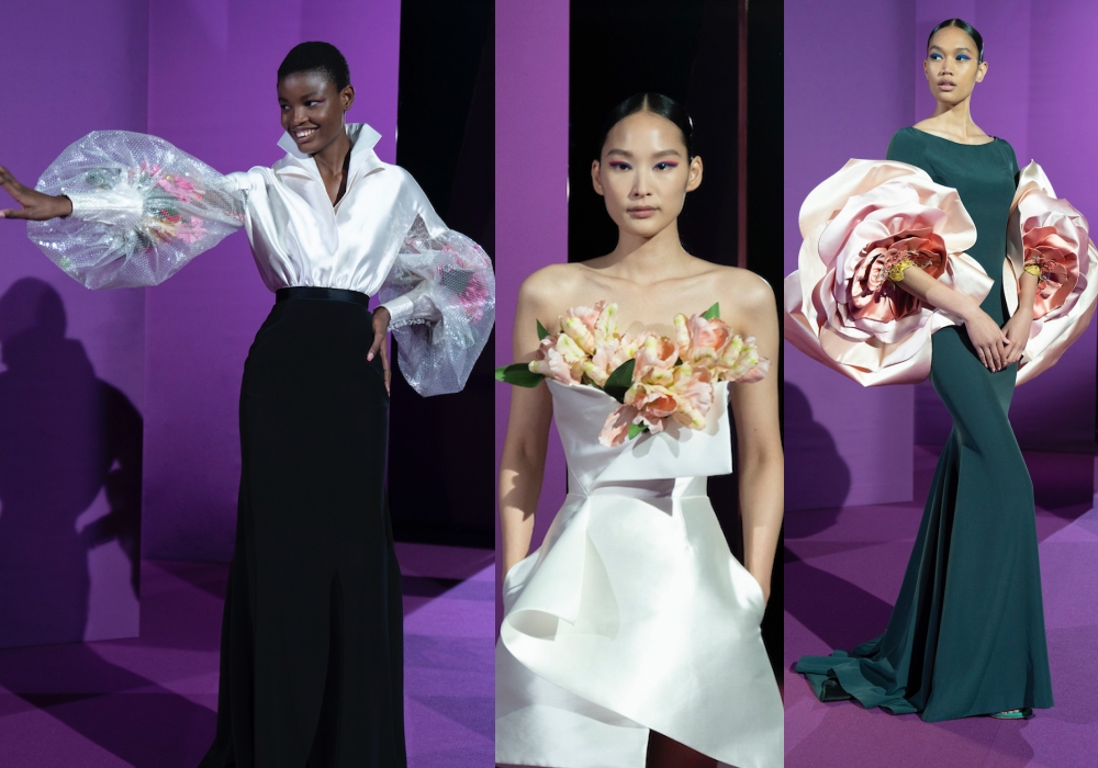 Alexis Mabille Haute Couture Thu Đông 2021: Bung nở những nhành hoa