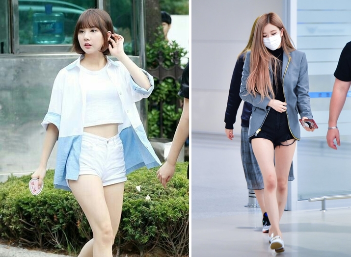 cách phối đồ với quần short nữ