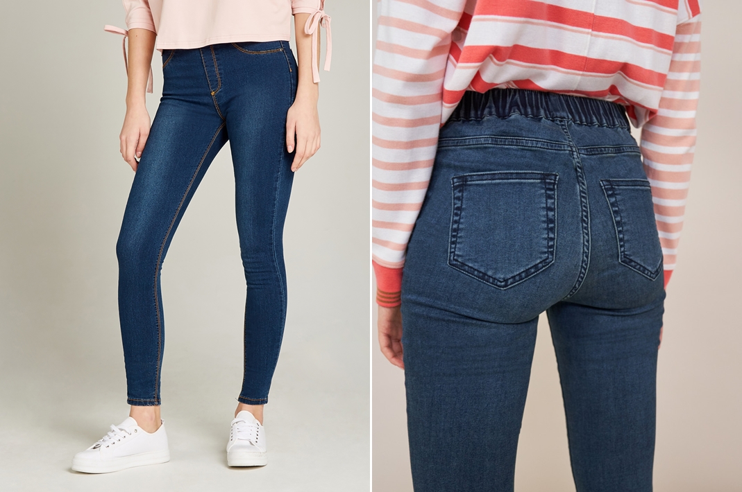 Chọn quần denim chất liệu mềm, co giãn