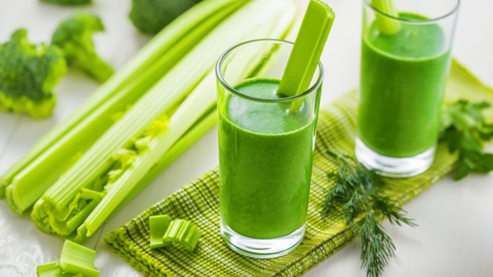 cách làm nước ép cần tây giảm cân