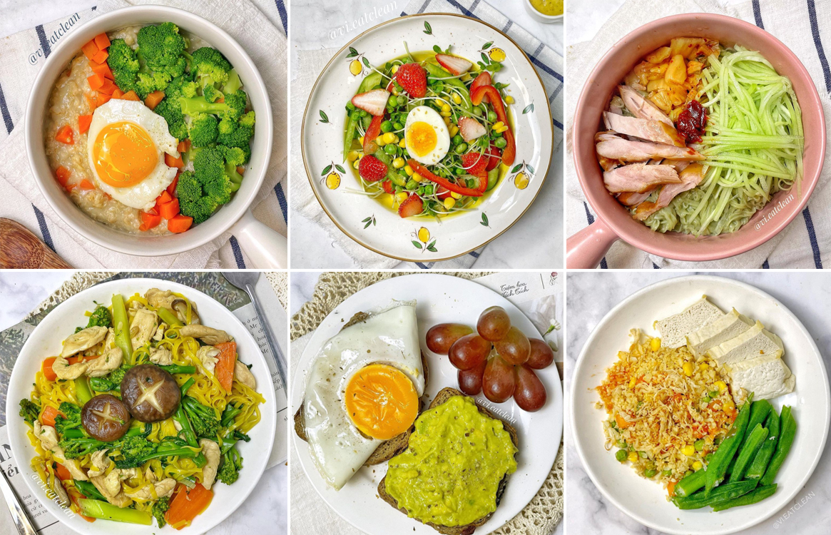 Thực đơn eat clean 7 ngày giảm cân và mỡ bụng