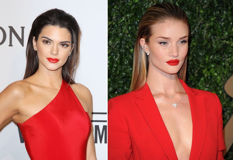 Kendall Jenner và Rosie Huntington-Whiteley