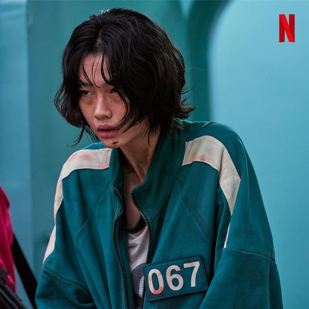 Kang Sae Byeok (Jung Ho Yeon đóng) trong phim Trò chơi con mực