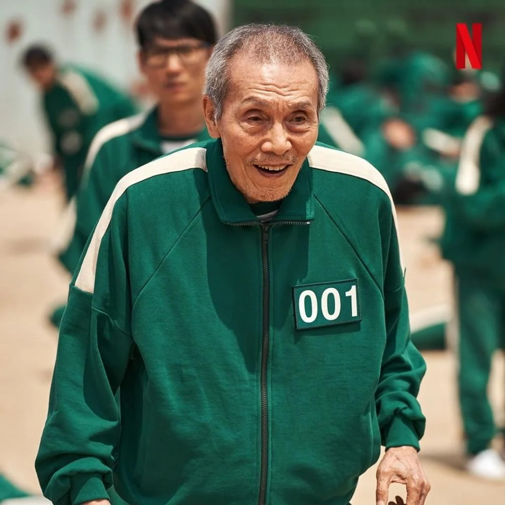 Oh Il Nam (Oh Young Soo đóng) trong phim Trò chơi con mực