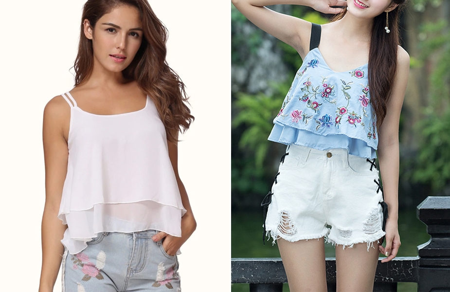 Tank top là áo gì? Tank top xếp tầng