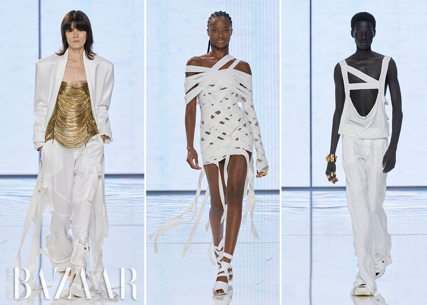 Balmain Xuân Hè 2022 kỷ niệm 10 năm Olivier Rousteing đến với nhà mốt Pháp