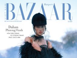 Dahan Phương Oanh hóa thân thành kỵ sĩ trong trang phục Gucci Aria