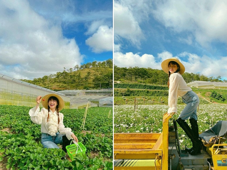 Cách phối đồ khi đi Đà Lạt với quần jean
