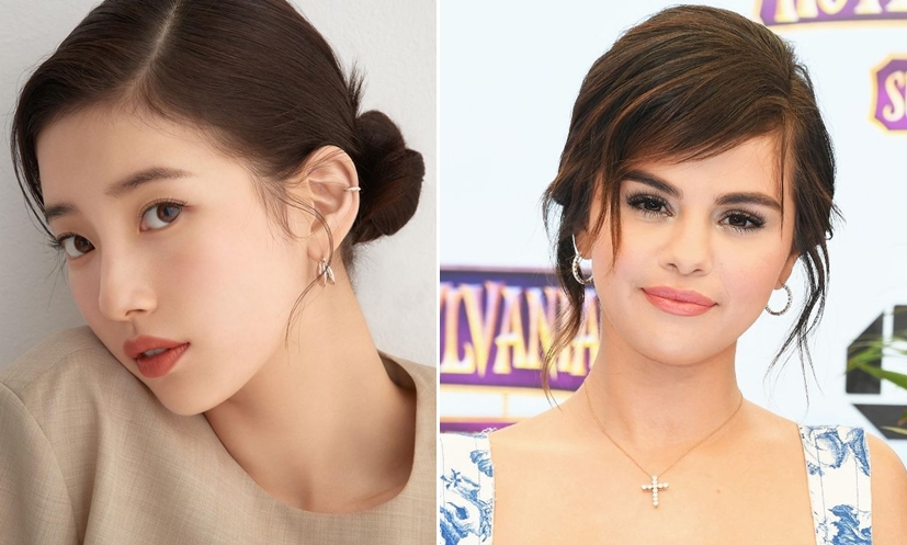 Tóc búi kiểu Suzy để đi làm, Selena Gomez thích hợp đi tiệc