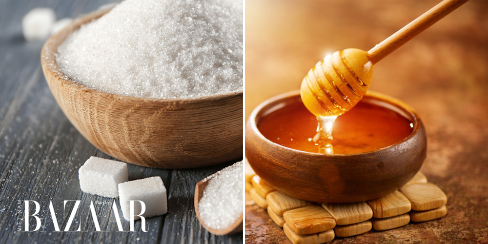 Cách trị thâm môi bằng mật ong và đường