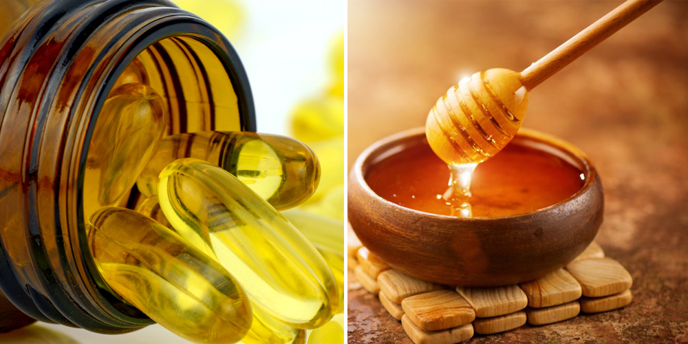 Trị thâm mụn bằng vitamin E và mật ong