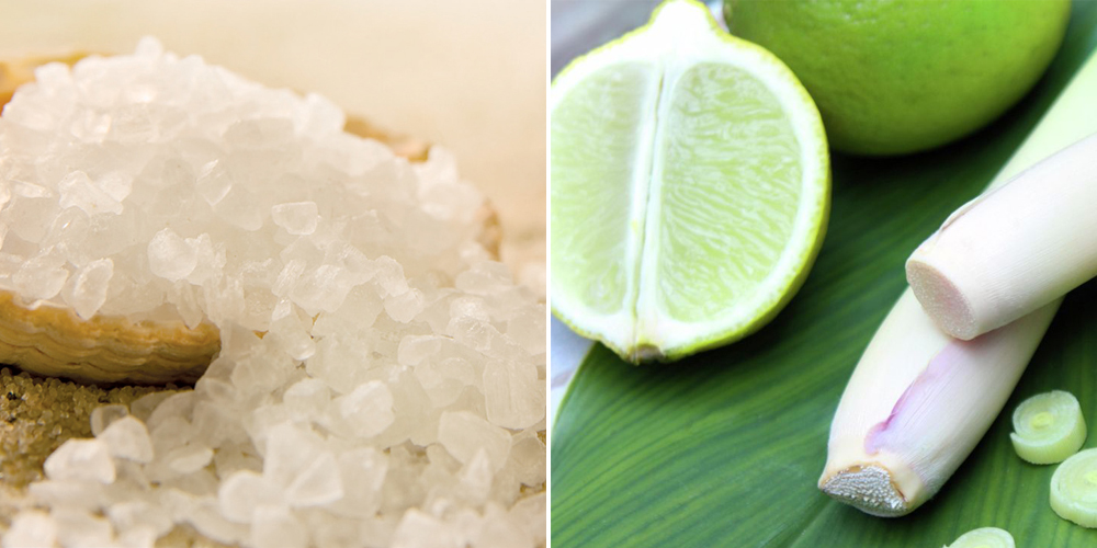 Xông mặt bằng sả chanh