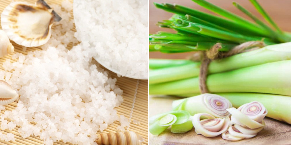 Kết hợp sả và muối