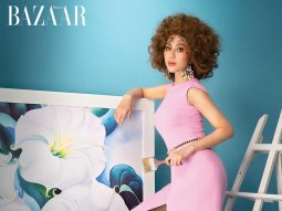 Tô Diệp Hà hóa thân thành quý cô cổ điển thập niên 1960 trên bìa Harper’s Bazaar