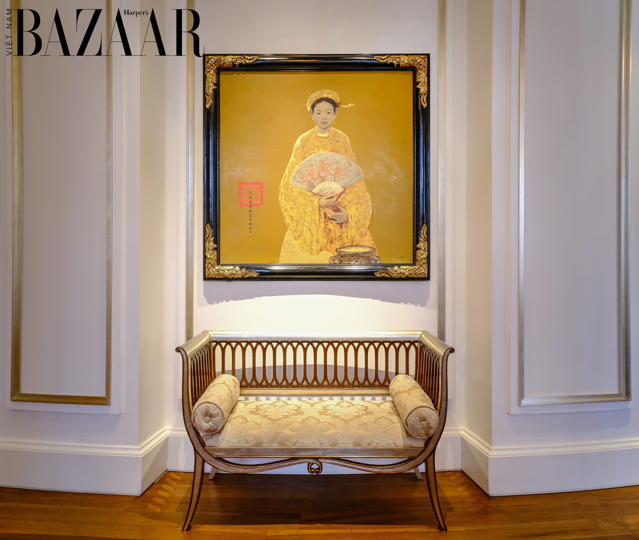 Harper's Bazaar_Chất liệu vải gấm trong nội thất_02