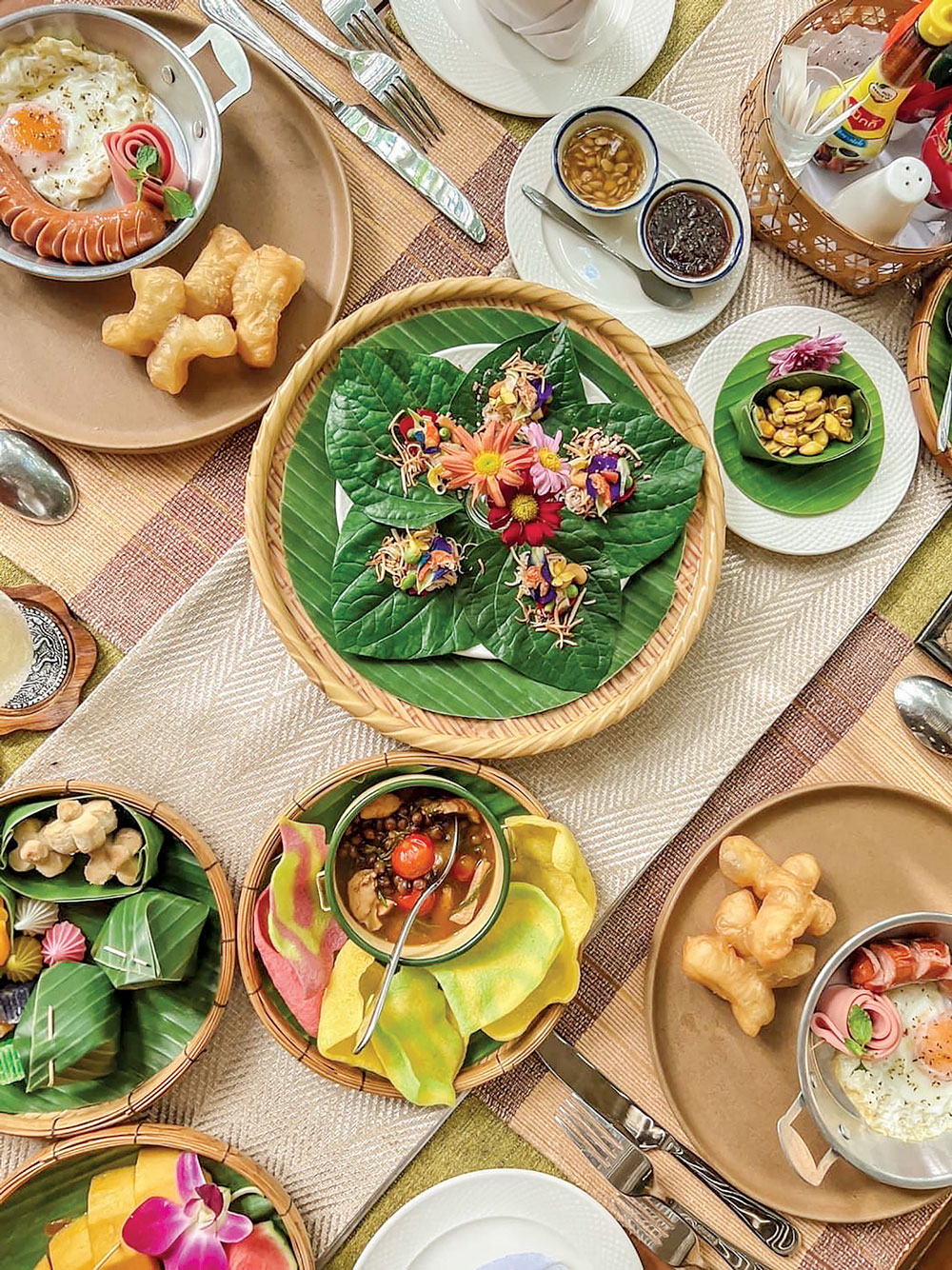 Những món ăn địa phương truyền thống ở Vanakadi, nhà hàng của Vanasin Residence 