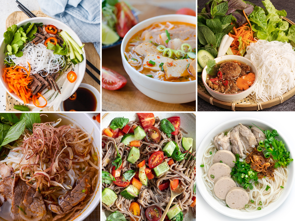 Thực đơn giảm cân với bún