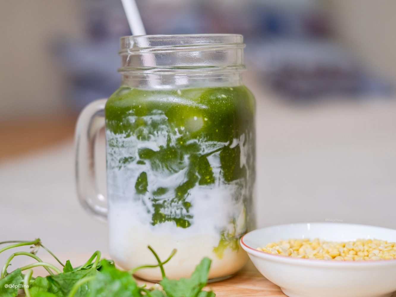 rau má đậu xanh